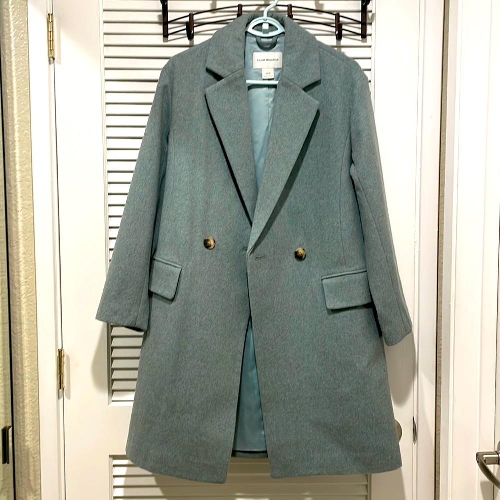 Relaxed Double-Breasted Coat size xs